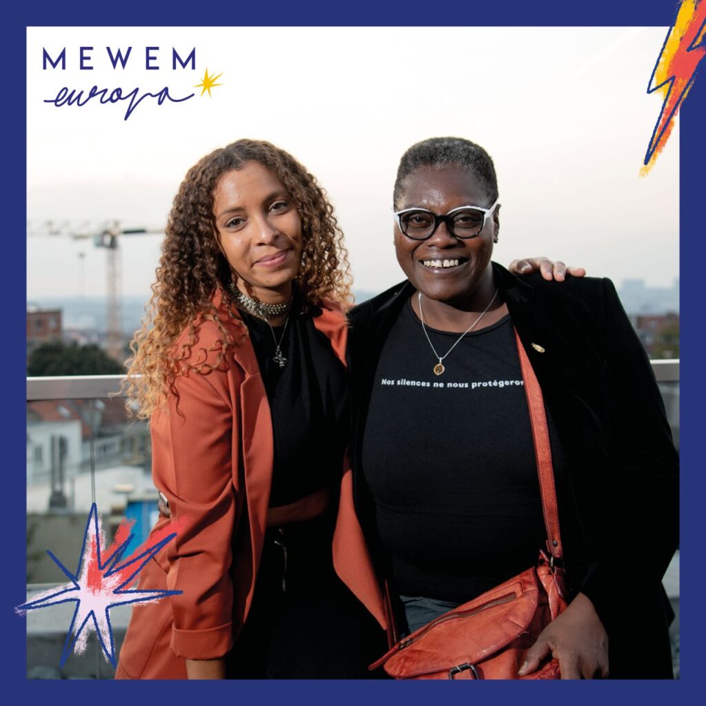 MEWEM Europa mentors & mentees in Belgium: Rokia Bamba & Wendy Jasmine Henchiche