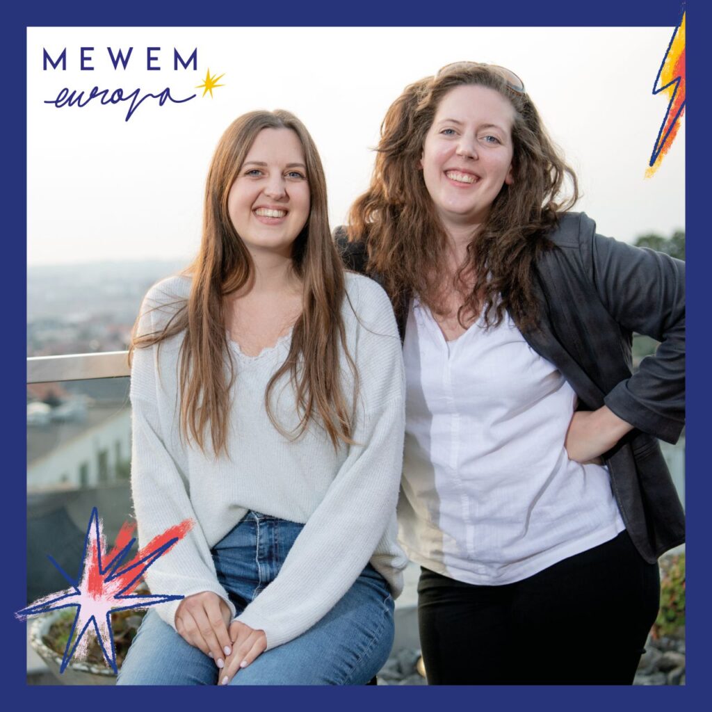 MEWEM Europa mentors & mentees in Belgium: Marie Delaby & Alix Hammond-Merchant