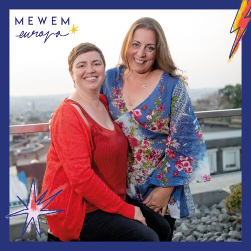 MEWEM Europa mentors & mentees in Belgium: Céline Magain & Bérengère Cornez