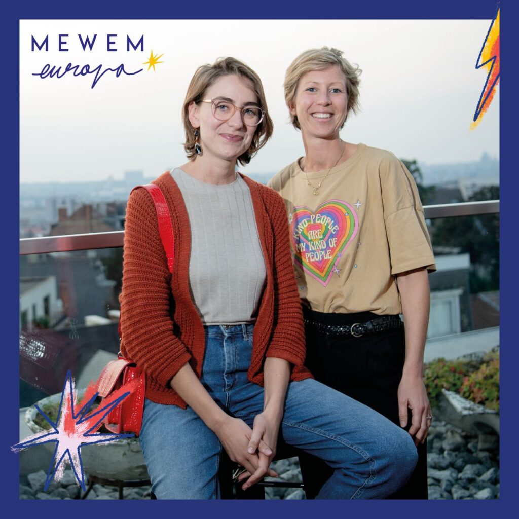 MEWEM Europa mentors & mentees in Belgium: Paméla Malempré & Bénédicte Ehx